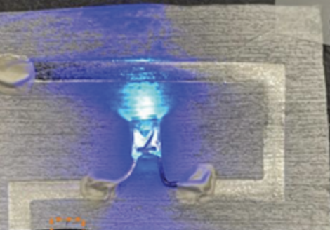 Liquid Metal coated textiles with autonomous electrical heating and antibacterial properties