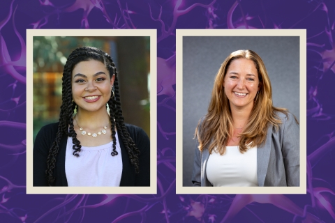 ChemE graduate student Sydney Floryanzia (left) and Associate Professor Elizabeth Nance (right) at the University of Washington